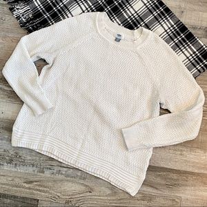 Old Navy White/Cream Knit Sweater